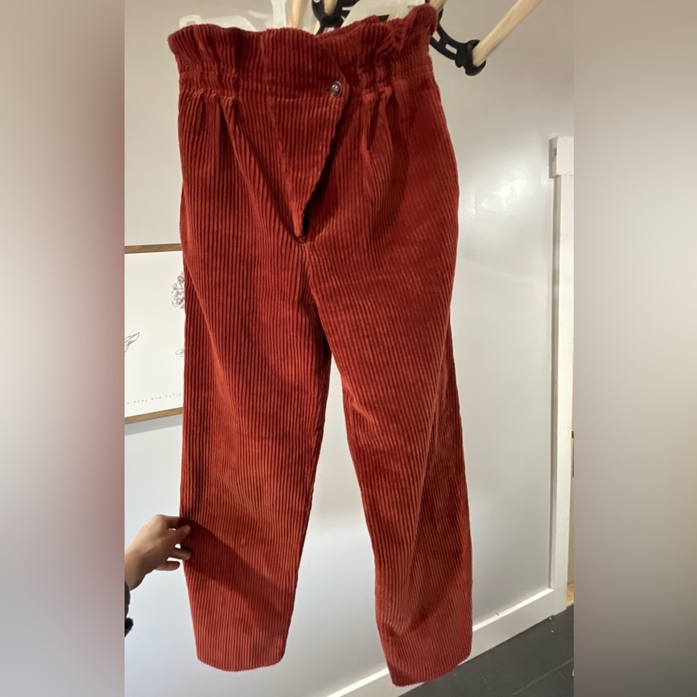 Women’s Vintage Penny Black corduroy pants ITALY size 2